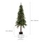 Haute Decor Mountain Fir Christmas Trees - Available in 4 Sizes